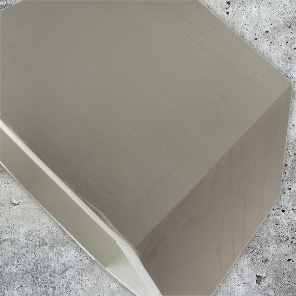 Whitewashed Hexagonal Shelf – Floating Wooden Wall Shelf – Rustic Home Decor - Picture 5 of 5